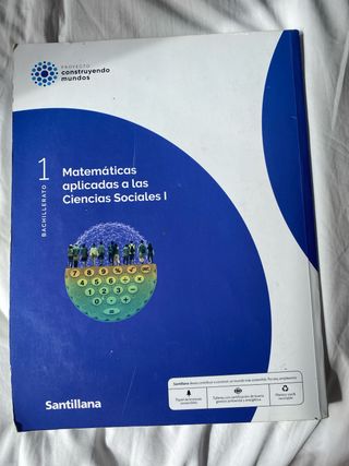 MATEMATICAS APLICADAS A LA CIENCIAS SOCIALES I ...