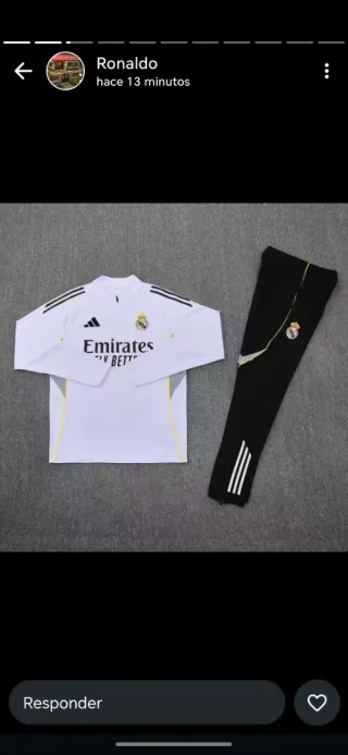 Chándal Real madrid niño/adolescente
Tallas-