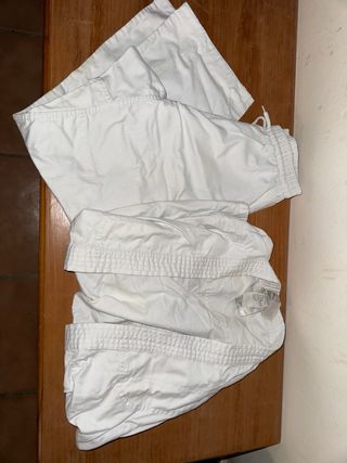 Kimono Blanco 150cm con cinturón 