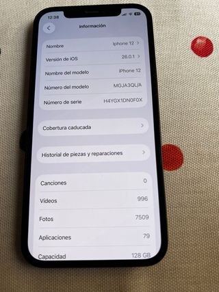 iPhone 12 128GB Azul Oscuro