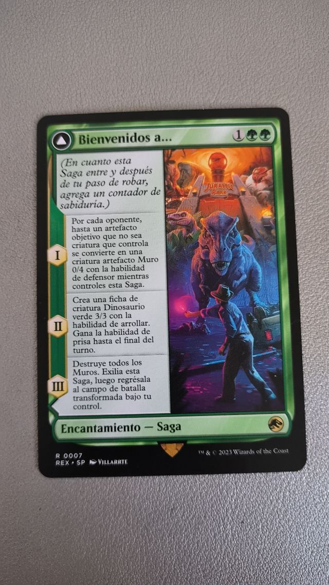 Carta Magic Bienvenidos a Jurassic Park