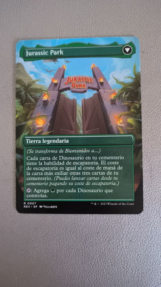 Carta Magic Bienvenidos a Jurassic Park