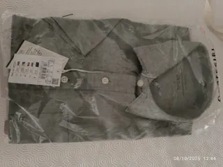 Camisa Cortefiel Hombre Talla L Verde