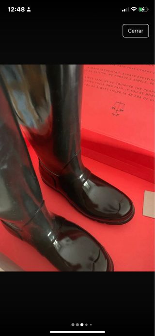 Botas de agua Hunter negras 