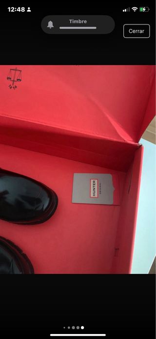 Botas de agua Hunter negras 