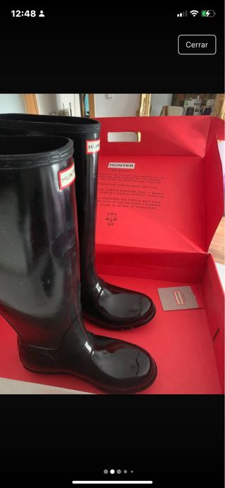 Botas de agua Hunter negras 