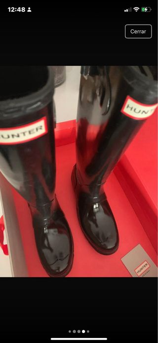 Botas de agua Hunter negras 