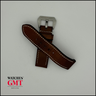 CORREA TIPO PANERAI  DE PIEL MARRON JACOB STRAP