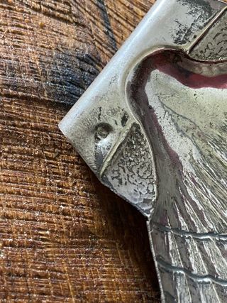 Salva de prata em forma de vieira