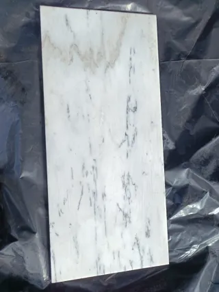 Mesa antigua pie de máquina de coser mármol