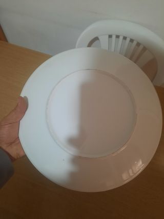 Piatto decorativo natalizio Babbo Natale