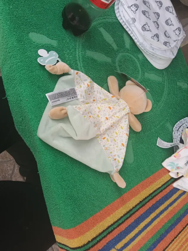 Trapito de bebé oso con estampado