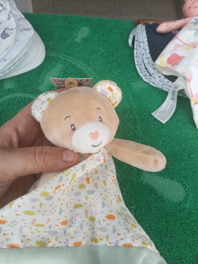 Trapito de bebé oso con estampado