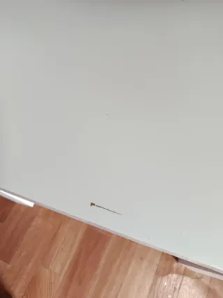 Mesa auxiliar blanca Ikea
