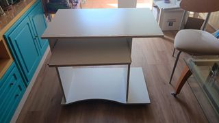 Mesa Ordenador con Extensible Teclado
