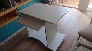 Mesa Ordenador con Extensible Teclado