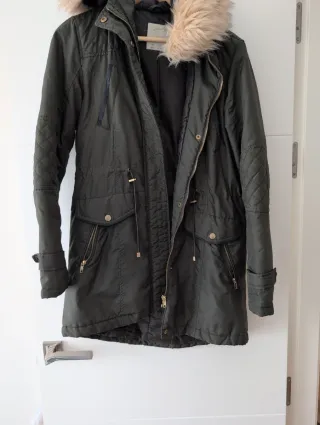 Parka verde militar talla S