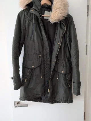 Parka verde militar talla S