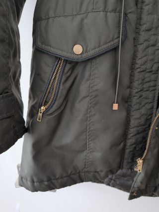 Parka verde militar talla S