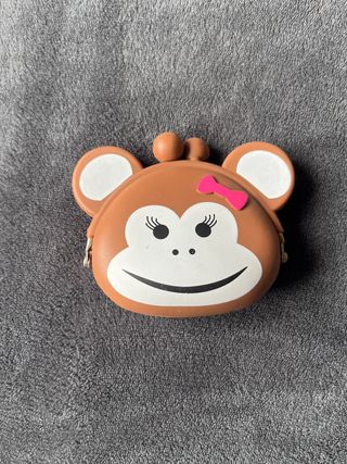 Monedero infantil cara de mono