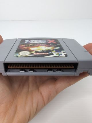 F-Zero X N64 Cartuccia PAL EUR Testata