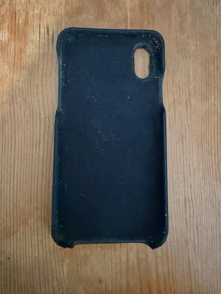 Funda Louis Vuitton Piel Negra iPhone XS