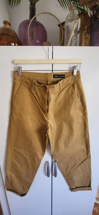 Pantalón ancho marrón