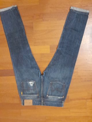 Jeans uomo denim lavaggio vintage