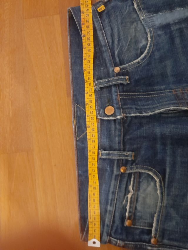 Jeans uomo denim lavaggio vintage