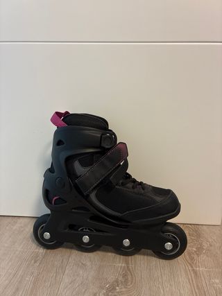 Patines en línea Oxelo negros y rosas