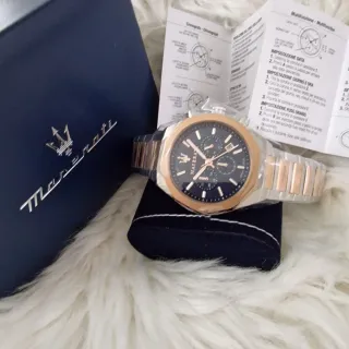 Reloj Maserati Hombre Azul y Dorado