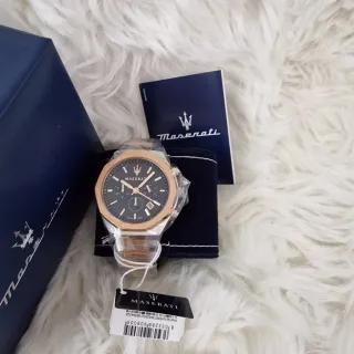 Reloj Maserati Hombre Azul y Dorado