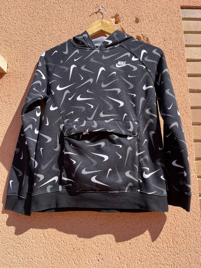 Sudadera Nike Negra con Estampado