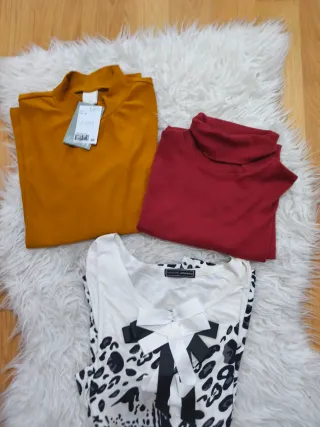 Lote 3 jerséis mujer talla XL