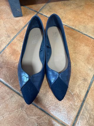 Bailarinas Sfera Mujer Azul/Negro