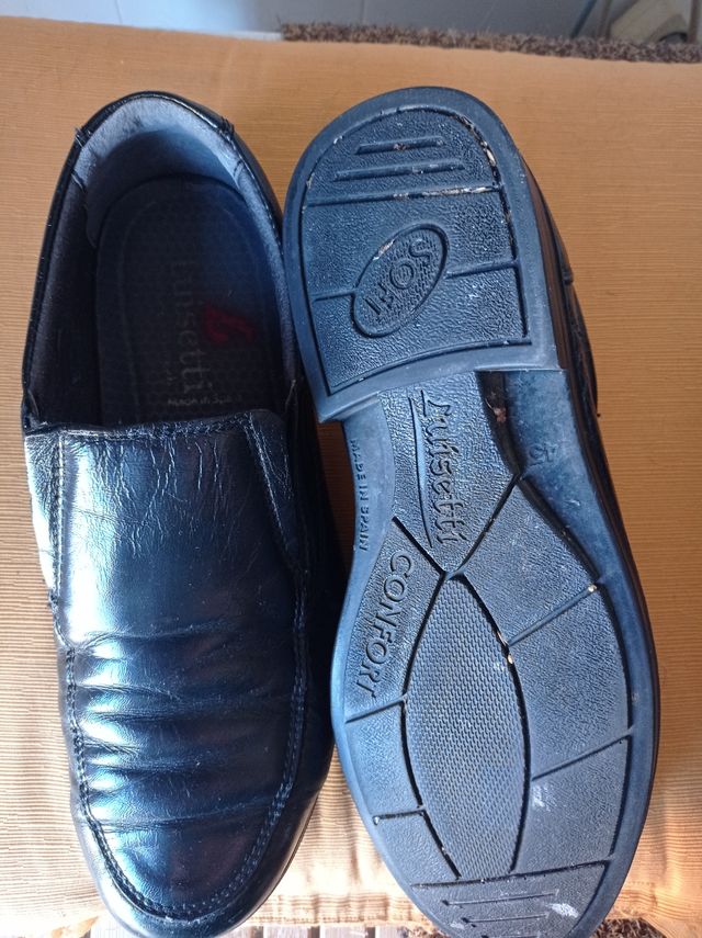 Zapatos LUNSETTI Hombre Negro Talla 45