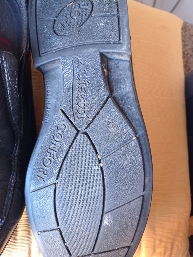 Zapatos LUNSETTI Hombre Negro Talla 45