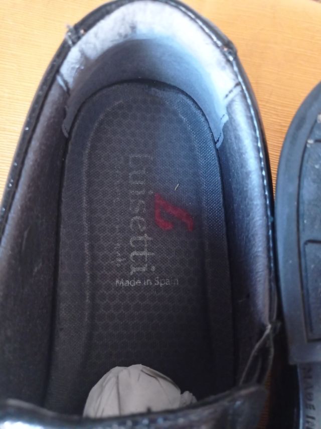 Zapatos LUNSETTI Hombre Negro Talla 45