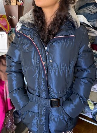 Chaqueta plumas azul marino