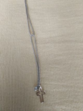 Pulsera Acero Inoxidable Hombre Cruz 20cm