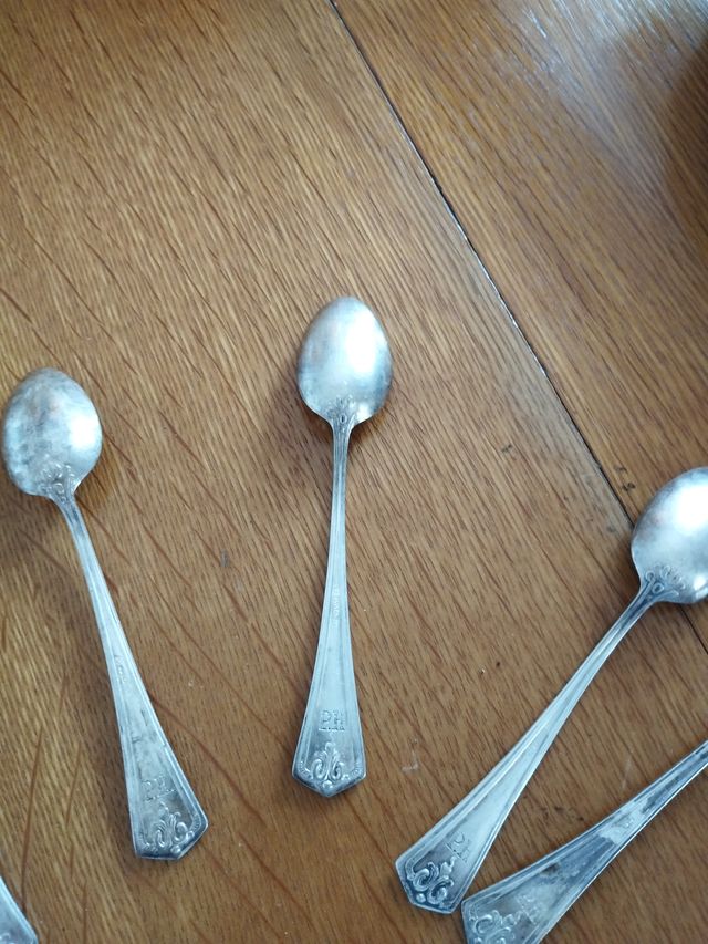 Cucharillas café alpaca x6