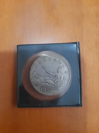 Moneda 2 pts España 1870