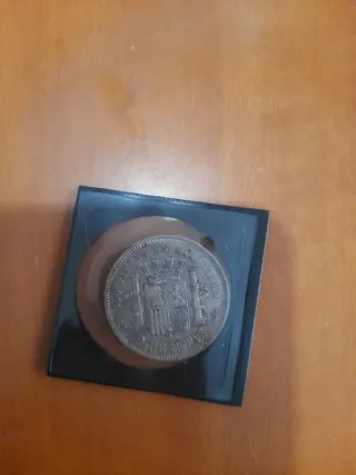 Moneda 2 pts España 1870