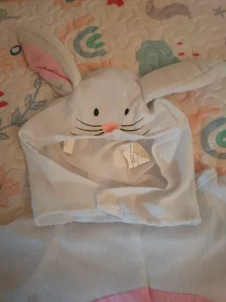 Disfraz Conejito Blanco Talla 12-24 meses.