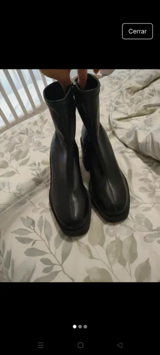 Botas Stradivarius plataforma negras