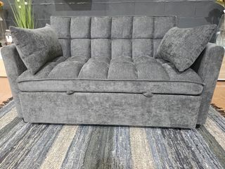 Sofá Cama Gris 2 Plazas