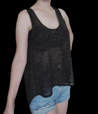 Blusa algo transparente Talla M