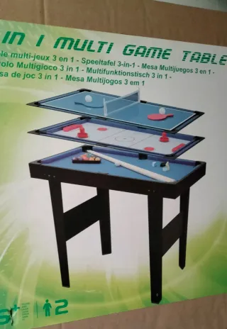 Mesa Multijuegos 3 en 1
