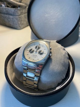 Reloj Racer P05728 Cuarzo Plata Blanco