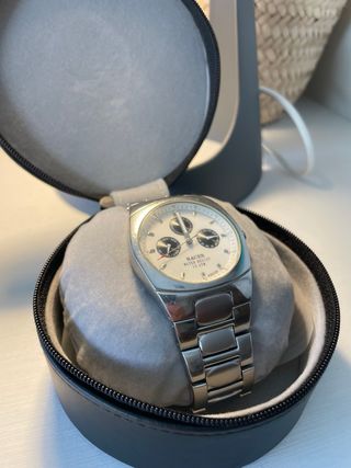 Reloj Racer P05728 Cuarzo Plata Blanco